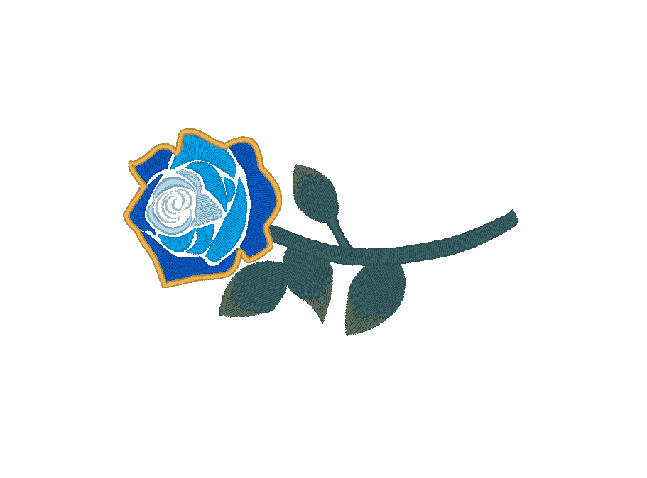 バラの刺繍データ